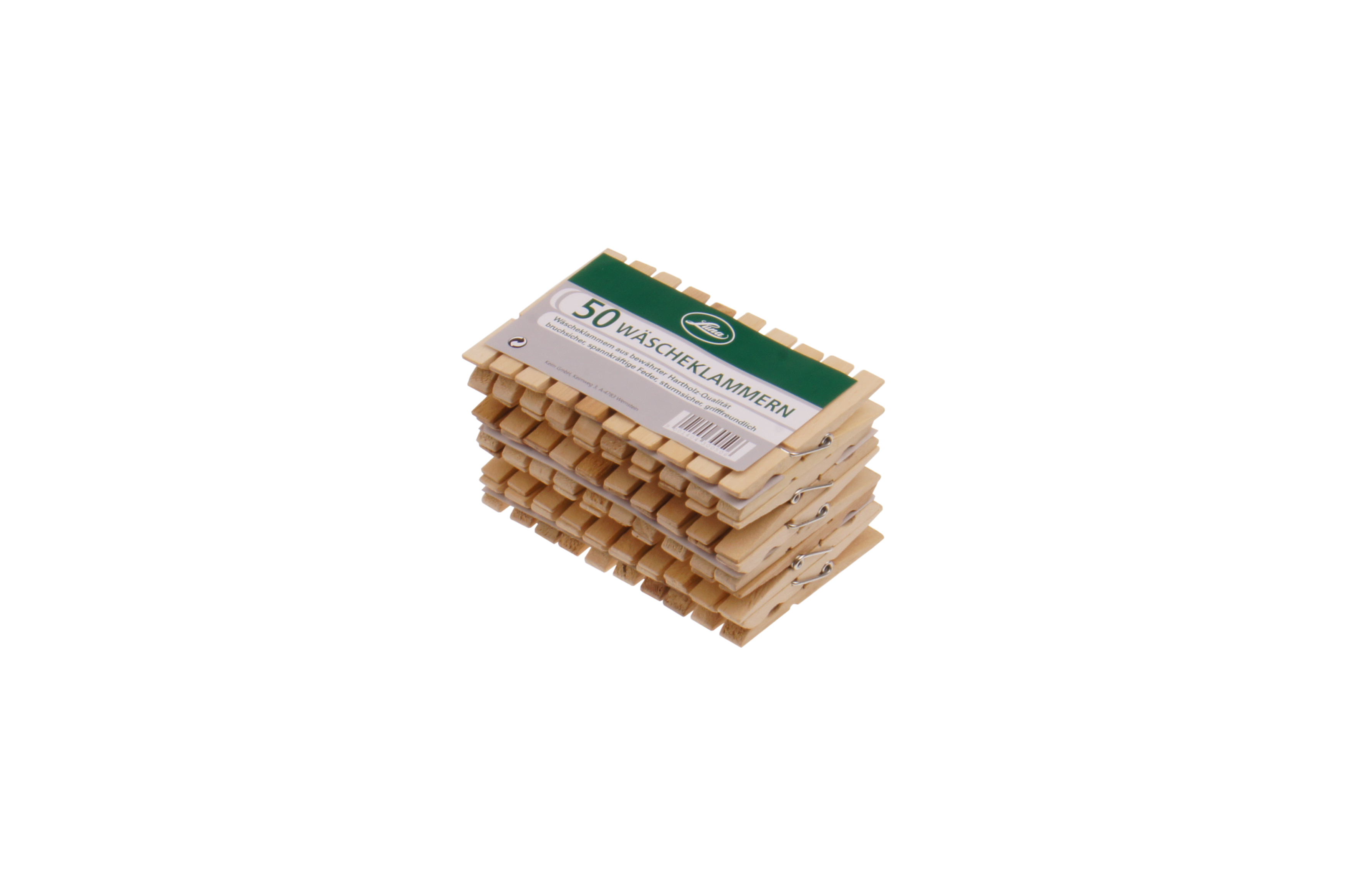 Holzwaescheklammern 50 Stk.